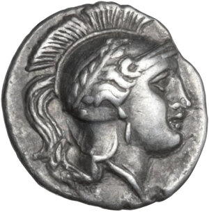 obverse: Southern Lucania, Thurium. AR Triobol, 350-300 BC