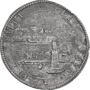 reverse: Livorno.  Cosimo III de  Medici (1670-1723). Tollero 1698
