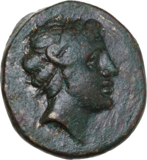 obverse: Southern Lucania, Thurium. AE 13 mm. c. 280-260 BC