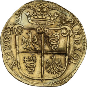 reverse: Milano.  Filippo II di Spagna (1556-1598). Doppia 1578