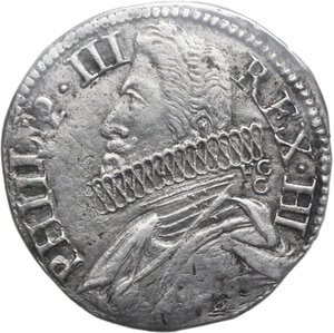 obverse: Napoli.  Filippo III di Spagna (1598-1621).. 15 grana 161(?)