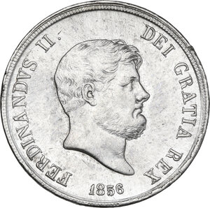 obverse: Napoli.  Ferdinando II di Borbone (1830-1859). 120 grana o piastra 1856