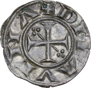 obverse: Ravenna.  Anonime Arcivescovili (sec. XIII-XIV).. Denaro