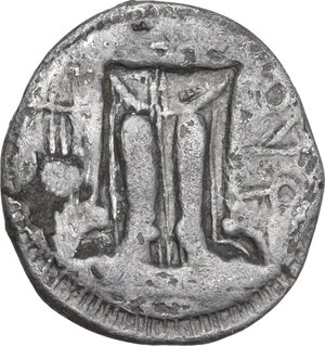 reverse: Bruttium, Kroton. AR Drachm, 530-500 BC