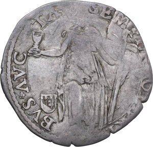 reverse: Roma.  Gregorio XIII (1572-1585), Ugo Boncompagni. Grosso
