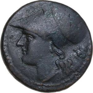 obverse: Bruttium, Locri Epizephyrii. AE 22 mm. period of Pyrrhus, c. 280-275 BC