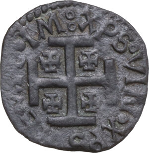 reverse: Sulmona.  Carlo VIII Re di Francia (1494-1495).. Cavallo