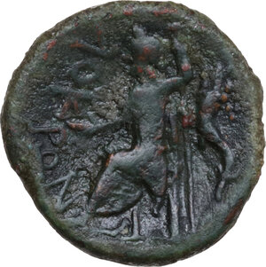 reverse: Bruttium, Locri Epizephyrii. AE 18 mm, c. 280-275 BC
