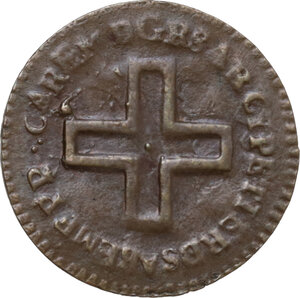 reverse: Carlo Emanuele III (1755-1773). Secondo periodo. 2 denari 1772