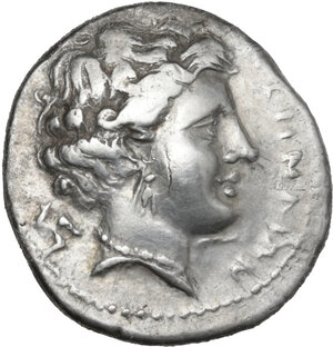 obverse: Bruttium, Terina. AR Drachm, c. 300 BC