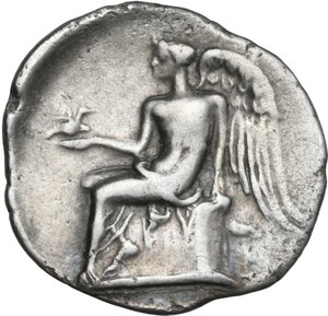 reverse: Bruttium, Terina. AR Drachm, 299-289 BC