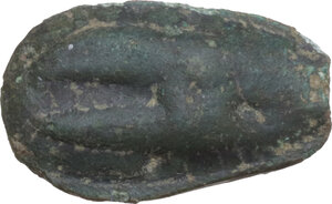 reverse: Akragas. AE Cast Onkia, c. 450-425 BC