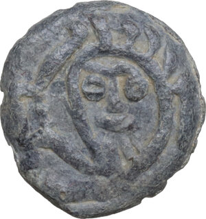 obverse: Leads from Ancient and Medieval World.. PB Tessera. Medieval period, c. 10th-12th centuries AD