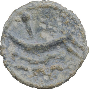 reverse: Leads from Ancient and Medieval World.. PB Tessera. Medieval period, c. 10th-12th centuries AD