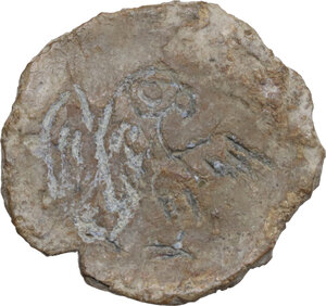 obverse: Leads from Ancient and Medieval World.. PB Tessera. Medieval period, c. 10th-12th centuries AD