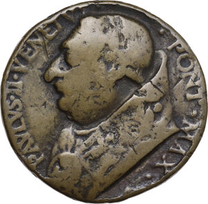 obverse: Paolo II (1464-1471), Pietro Barbo. Medaglia fusa