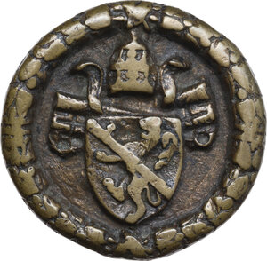 reverse: Paolo II (1464-1471), Pietro Barbo. Medaglia fusa