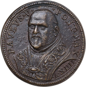 obverse: Paolo V (1605-1621), Camillo Borghese.. Medaglia A. XIV per la lavanda