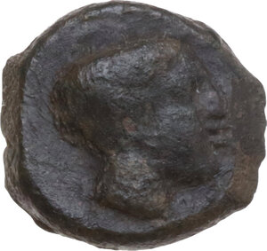 obverse: Eryx. AE Onkia, c. 412-409 BC