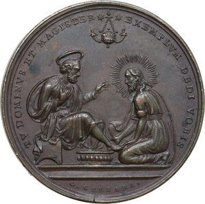 reverse: Gregorio XVI (1831-1846), Bartolomeo Alberto  Cappellari. Medaglia A. II per la Lavanda (seconda variante)