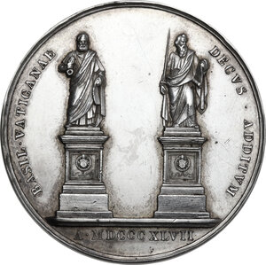 reverse: Pio IX  (1846-1878), Giovanni Mastai Ferretti.. Medaglia annuale, A. II