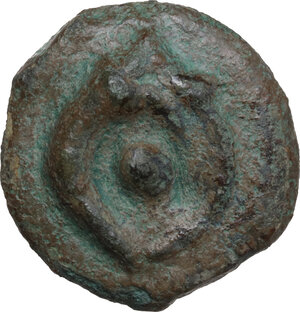 reverse: Umbria, Iguvium. AE Cast Uncia, c. 280-240 BC