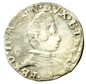 obverse: FIRENZE. Ferdinando II de  Medici (1621-1670) Lira 1623. Busto corazzato del Granduca a ds. R/ Decollazione di San Giovanni Battista. MIR 300/2.     AR    (g. 4,6)  MOLTO RARO     BB
