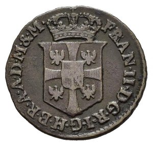 obverse: MANTOVA. Francesco II d Asburgo Lorena (1792-1797). Mezzo soldo 1793. Cu (1,22 g). Stemma coronato. R/scritta e data su cinque righe. MIR 769; Bignotti 1. NC. BB+