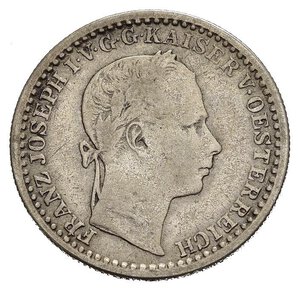 obverse: AUSTRIA. Francesco Giuseppe I. 10 Kreuzer 1858 A 
