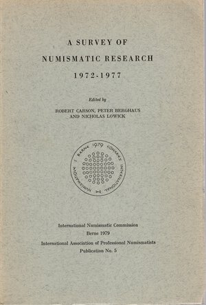 obverse: AA. -VV. - A survey of numismatic research 1972-1977. International Numismatic Commision. Berne, 1979. pp. 526. rilegatura editoriale, buono stato, importante