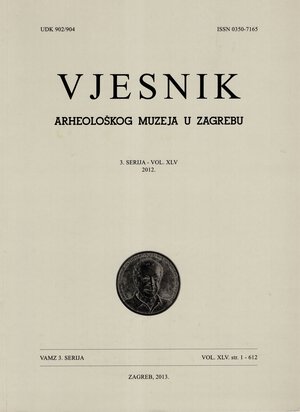 obverse: AA.-VV. -  VJESNIK arheoloskog munzeja u Zagrebu. Zagreb, 2013. pp 611, tavole e illustrazioni nel testo a colori e b\n, rilegatura ed. ottimo stato. importanti contributi di numismatica  antica. Testi inglese e slavo.