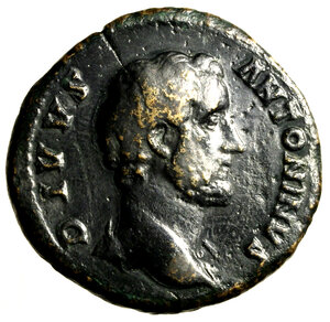 obverse: ANTONINO PIO (138-161) Sesterzio. Testa nuda a ds. R/ Pira funeraria. AE (g. 23,35 mm. 33) RIC 1266.    RARO    BB   