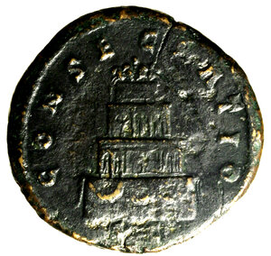 reverse: ANTONINO PIO (138-161) Sesterzio. Testa nuda a ds. R/ Pira funeraria. AE (g. 23,35 mm. 33) RIC 1266.    RARO    BB   