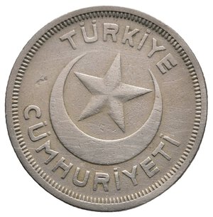 reverse: TURCHIA - 10 Kurush 1939