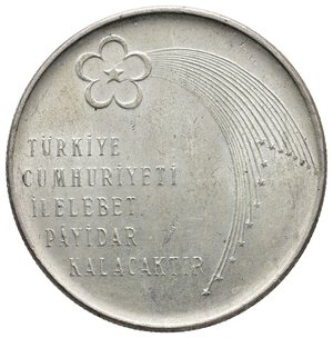 reverse: TURCHIA - 50 Lira argento 1973