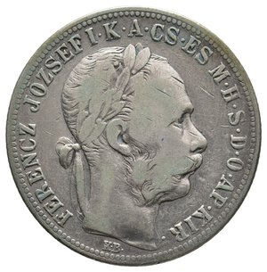 reverse: UNGHERIA - Franz Joseph - 1 Forint argento 1879