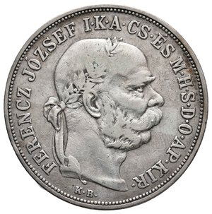 reverse: UNGHERIA - Franz Joseph - 5 Korona argento 1900