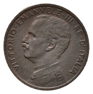 reverse: REGNO D ITALIA - 1 Centesimo 1915 Braccio Piu spesso 