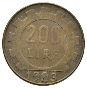 obverse: FALSO EPOCA - Repubblica Italiana  - 200 Lire 1983