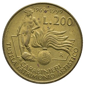 obverse: FALSO EPOCA - Repubblica Italiana  - 200 Lire 1999