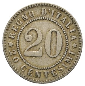 reverse: FALSO EPOCA - Regno d Italia  - 20 Centesimi 1894 KB