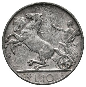 obverse: FALSO EPOCA - Regno d Italia  - 10 Lire Biga 1928