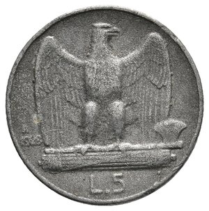 obverse: FALSO EPOCA - Regno d Italia  - 5 Lire Aquilino 1928