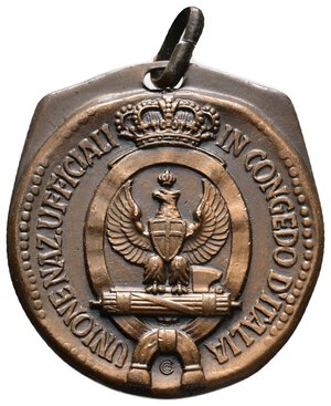 obverse: Medaglia Unione Nazionale Ufficiali in congedo 1939  altezza 33 mm