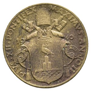 obverse: VATICANO - Pio XII - 5 Centesimi 1940