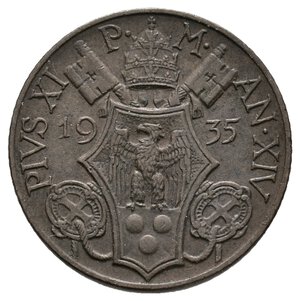 obverse: VATICANO - Pio XI - 10 Centesimi 1935