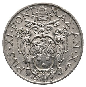 obverse: VATICANO - Pio XI - 20 Centesimi 1931