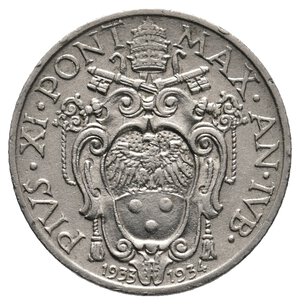 obverse: VATICANO - Pio XI - 20 Centesimi 1933/34