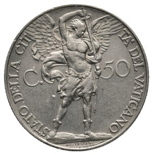 reverse: VATICANO - Pio XI - 50 Centesimi 1934