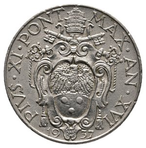 obverse: VATICANO - Pio XI - 50 Centesimi 1937